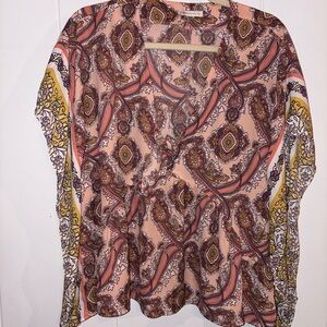 Cato Multicolor Paisley Women's Blouse